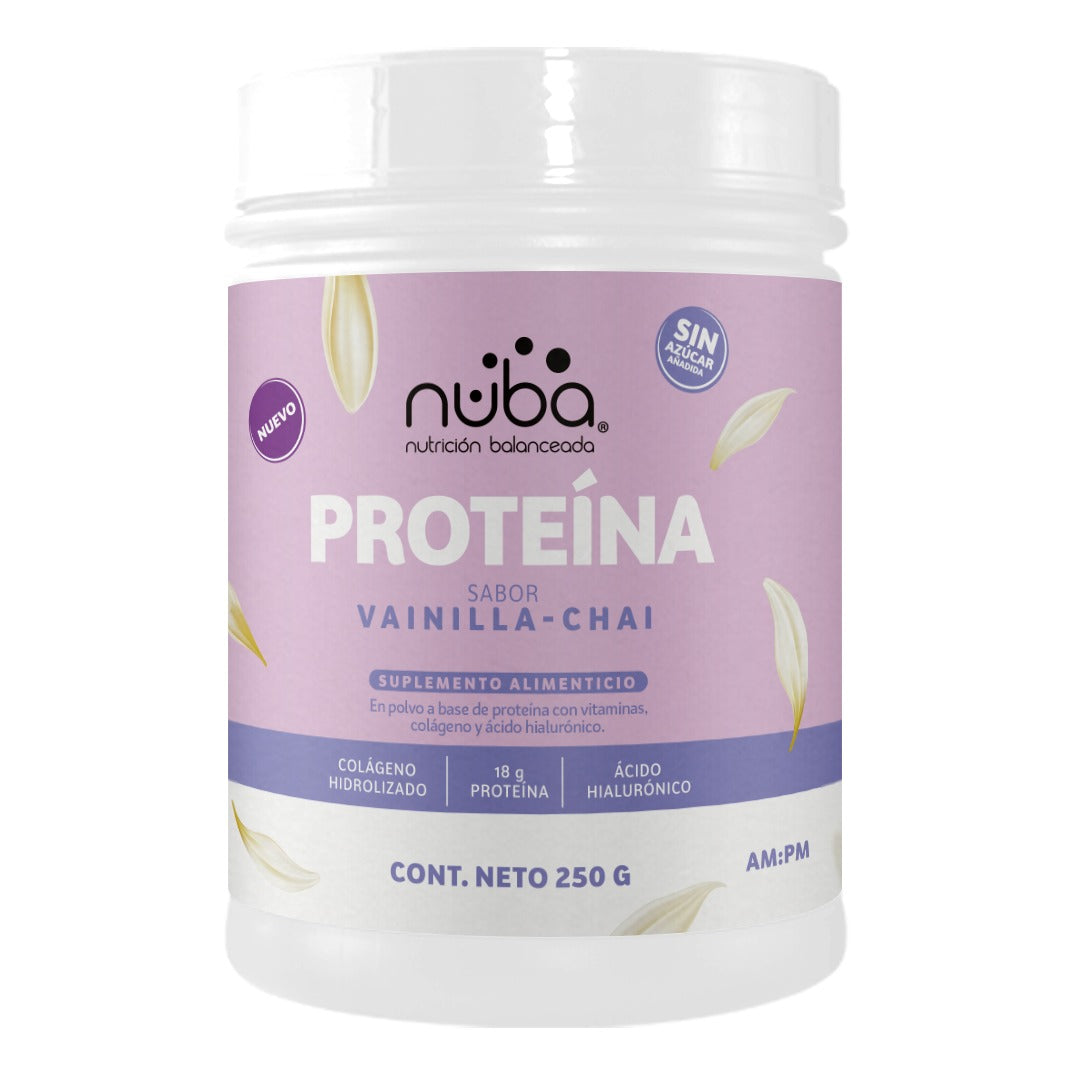 Proteina de Suero de Leche, 250g, 9 Servicios, 18g Por Servicio, Sabor Chai Vainilla