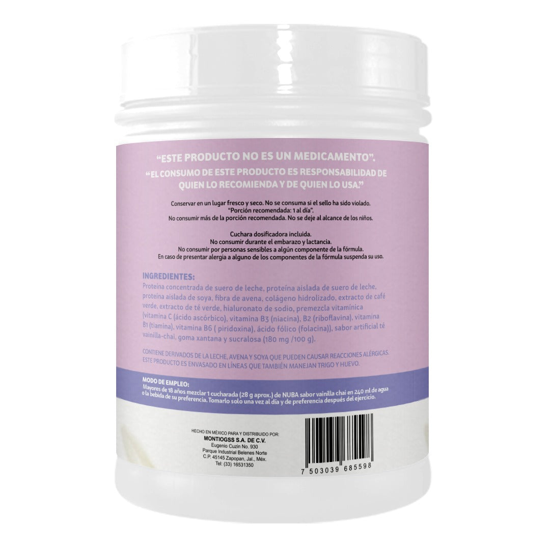 Proteina de Suero de Leche, 250g, 9 Servicios, 18g Por Servicio, Sabor Chai Vainilla