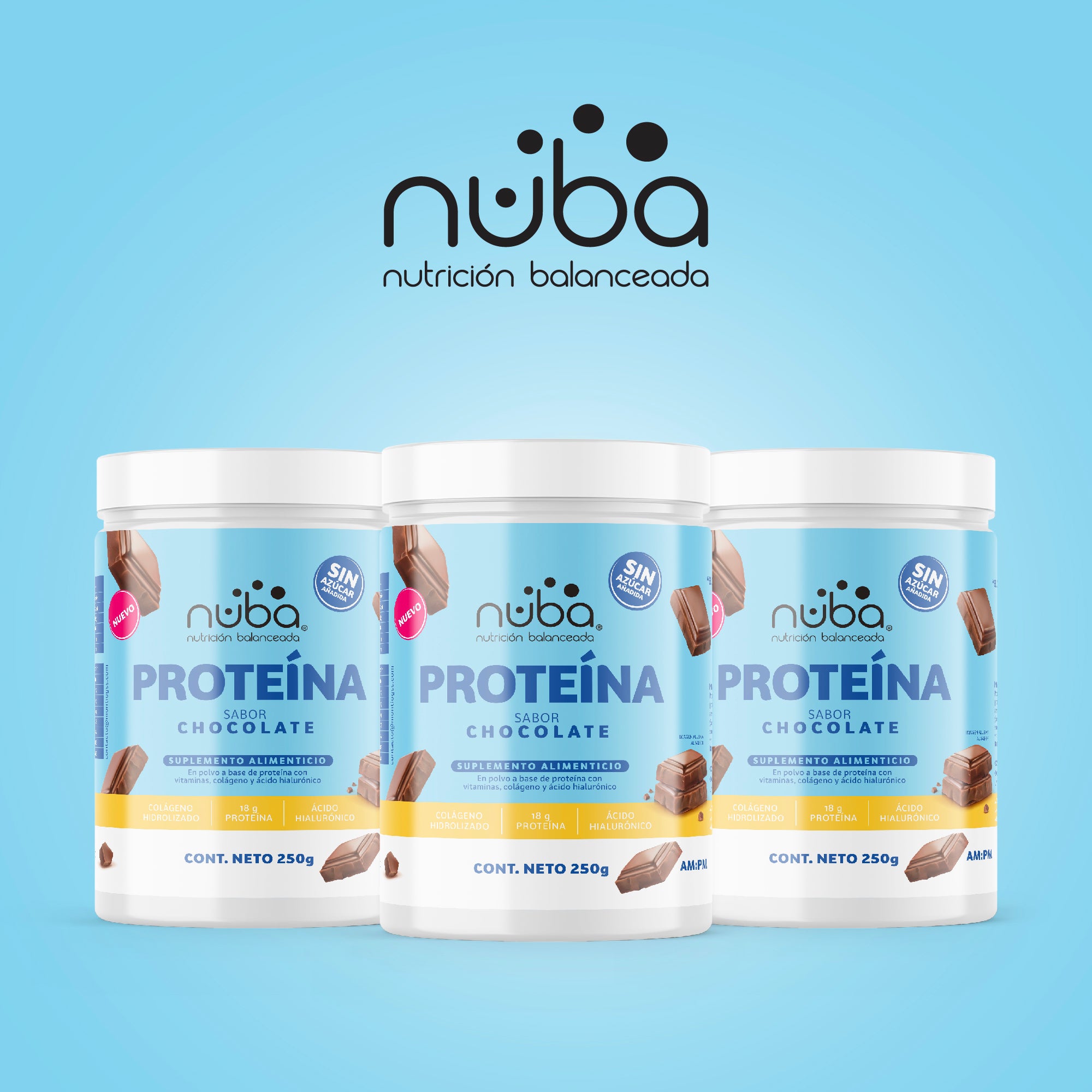 Proteína NUBA CHOCOLATE 250 GR