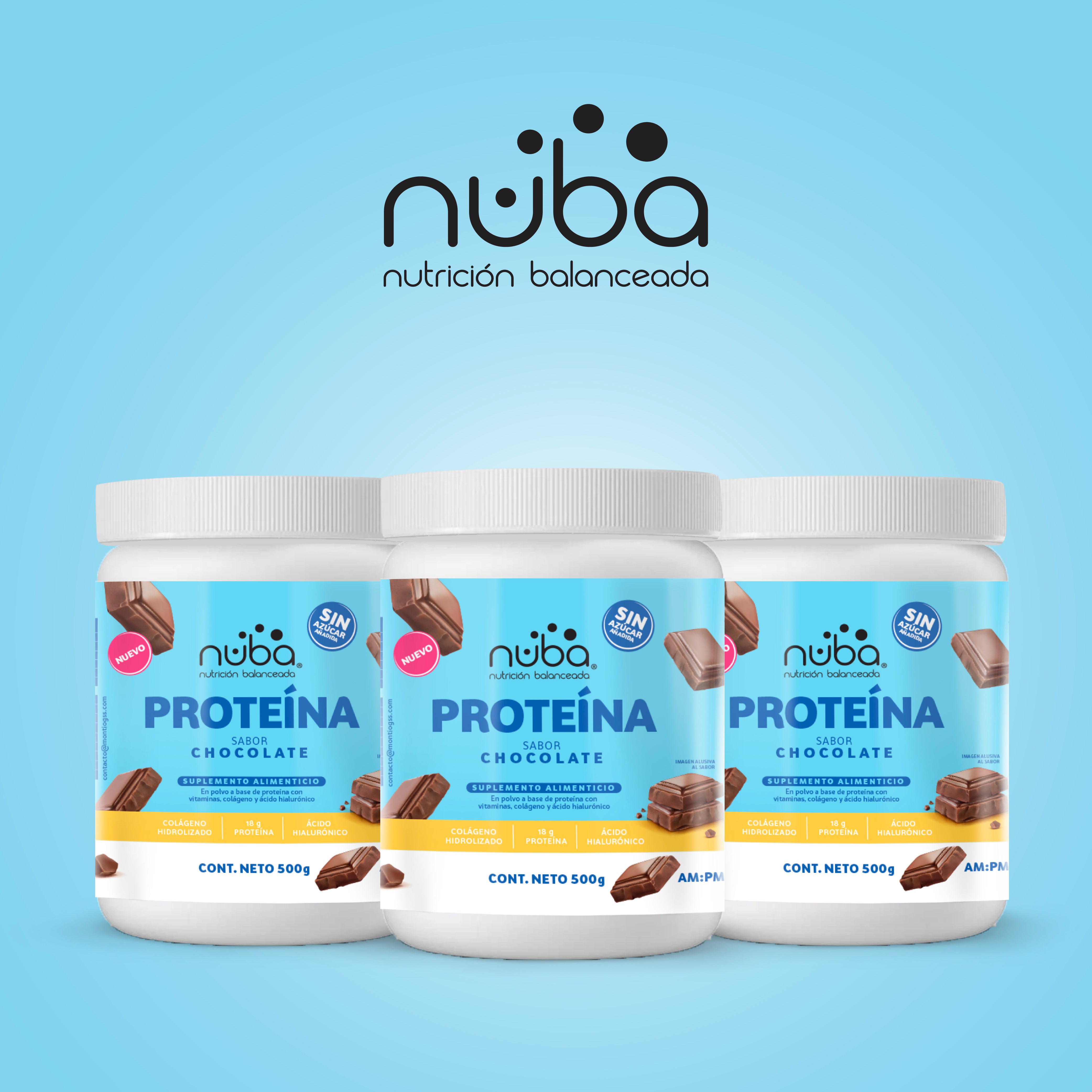 Proteína NUBA CHOCOLATE 500 GR