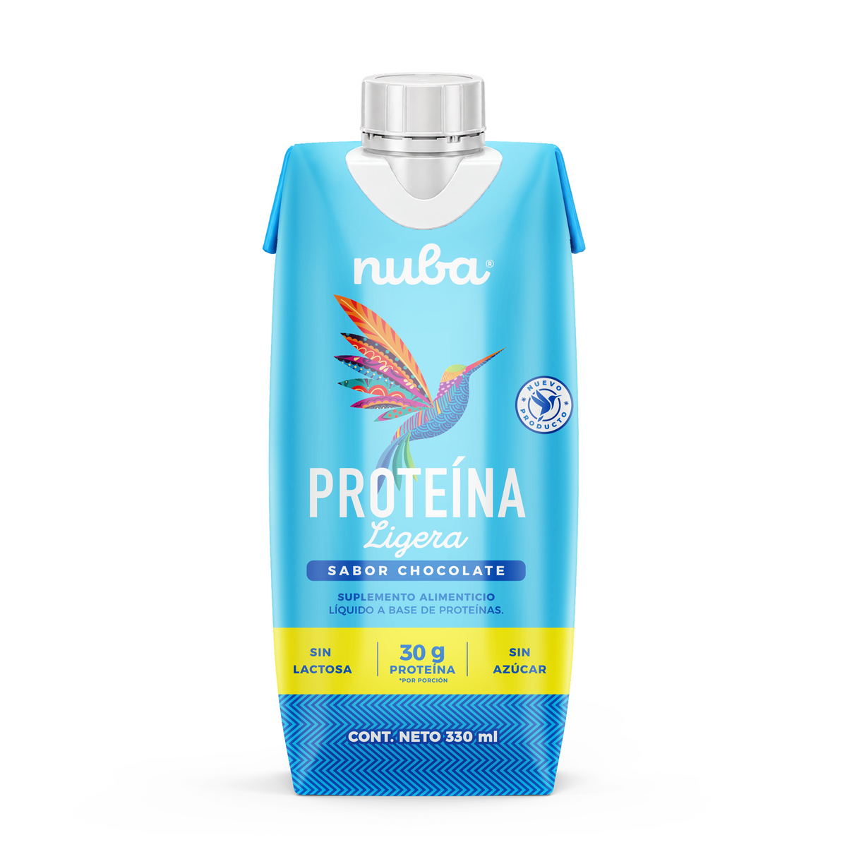 Nuba Proteína Bebida  12 Pack Sabor Chocolate